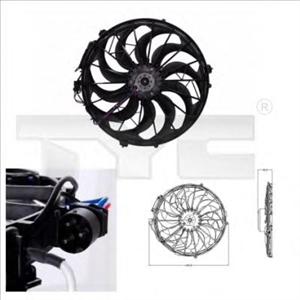 Obrázok pre výrobcu Ventilátor chladenia motora
