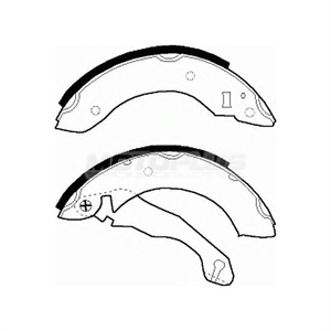 Obrázok pre výrobcu Brzdová čeľusť (sada 4ks)