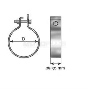 Obrázok pre výrobcu Spojka výfukového potrubia (plochá)